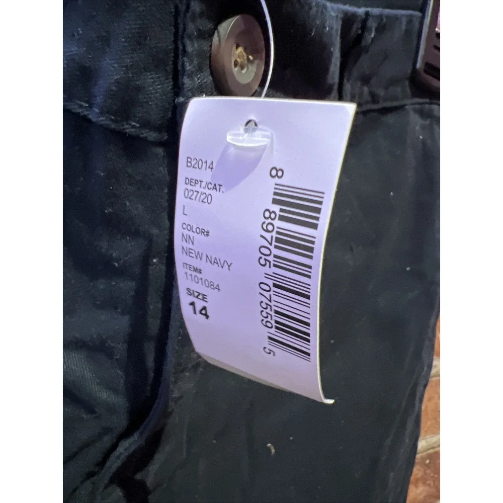 The Children's Place Unisex Size 14 Navy Uniform Woven Skinny Chino Pants‎ New